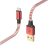 Hama "reflective" Charging/data Cable, Lightning, 1.5 M, Red